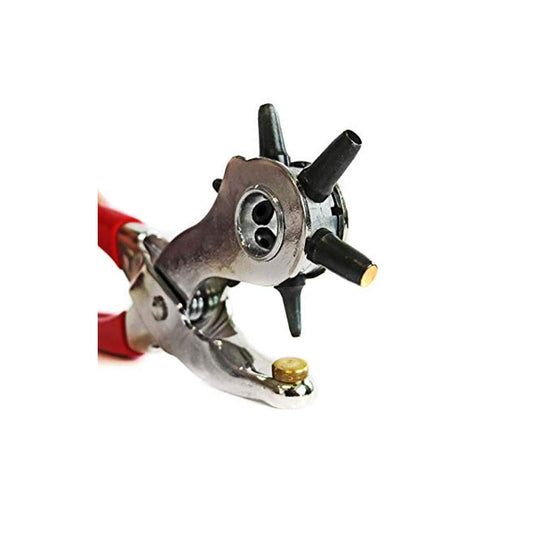 Pince à perforer rotative pour cuir - Outil de perforation pour ceintures et cuir