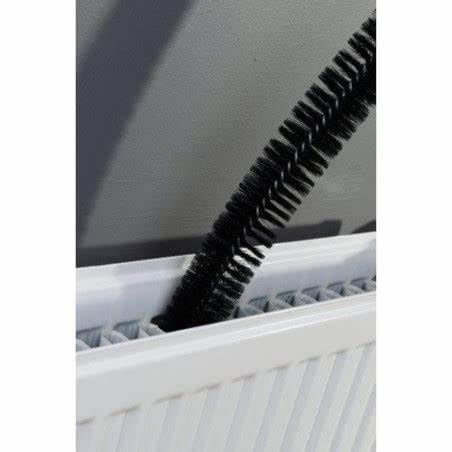 FERCASASHOP Radiator Cleaning Brush, Synthetic Bristles, Practical Tool for Cleaning Radiator Dust - Flexible Wire, Bendable Stem