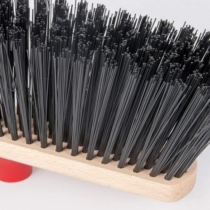 Set 6 Scope Industriali da Esterno 27,5cm - Setole Rigide PVC per Giardini e Vialetti