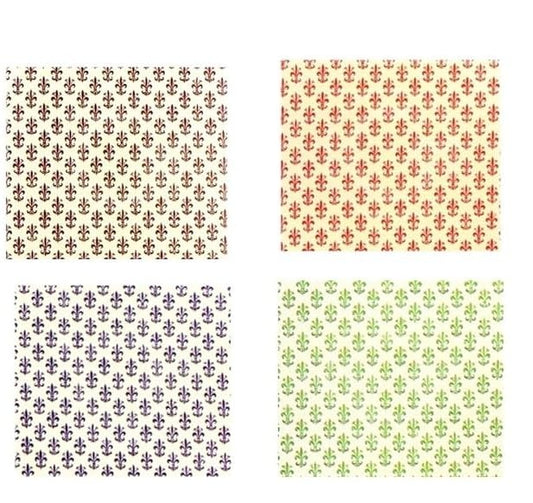 Set 6 Rotoli Carta Cassetto Lavabile 5mx50cm - Giglio Fiorentino Riutilizzabile