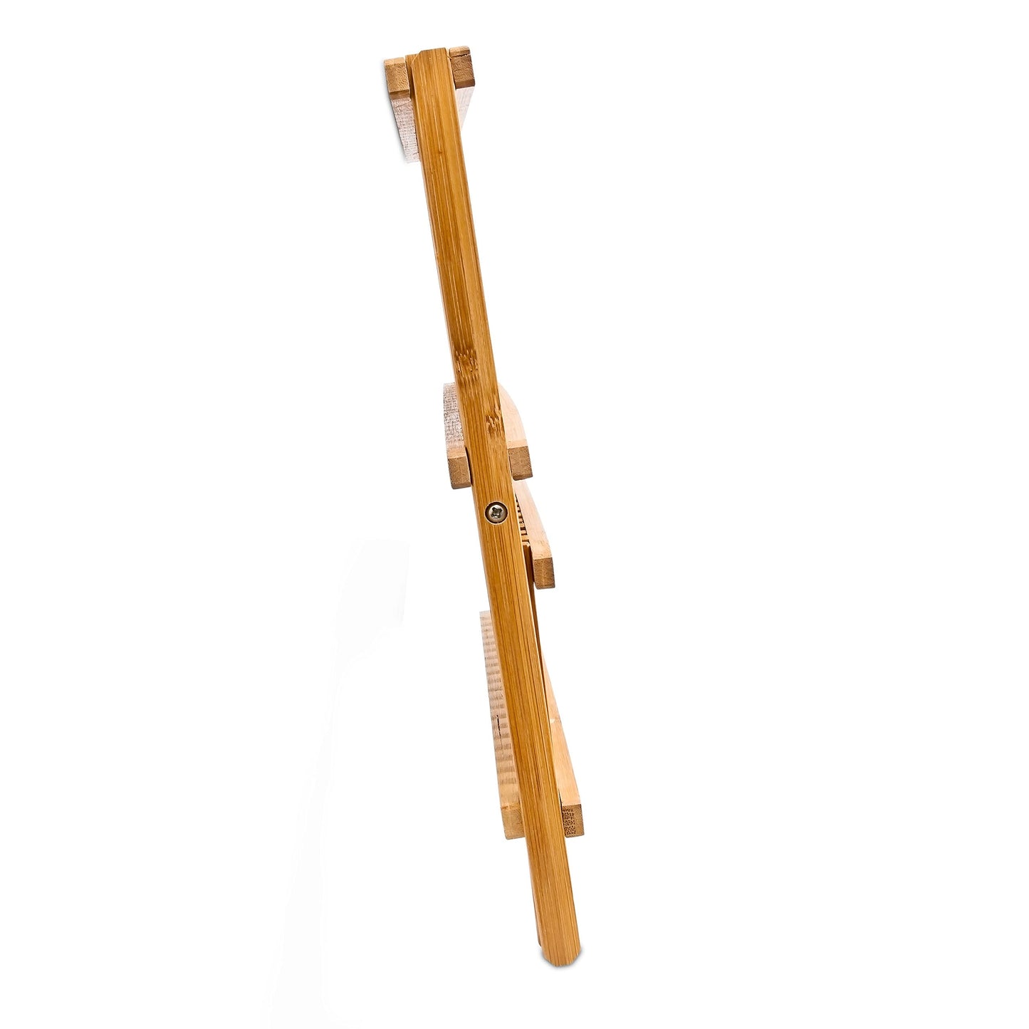 Relaxdays Bamboo Dish Drainer, Two-Tier, Foldable