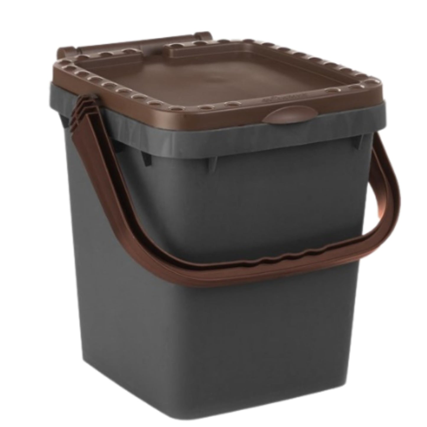 Ecoplast, Waste Separation Bin, Book-Type Opening, Flexible and Non-Deformable, Resistant to All Temperatures, Ideal for Indoor and Outdoor Use, 20 L Capacity, Made in Italy