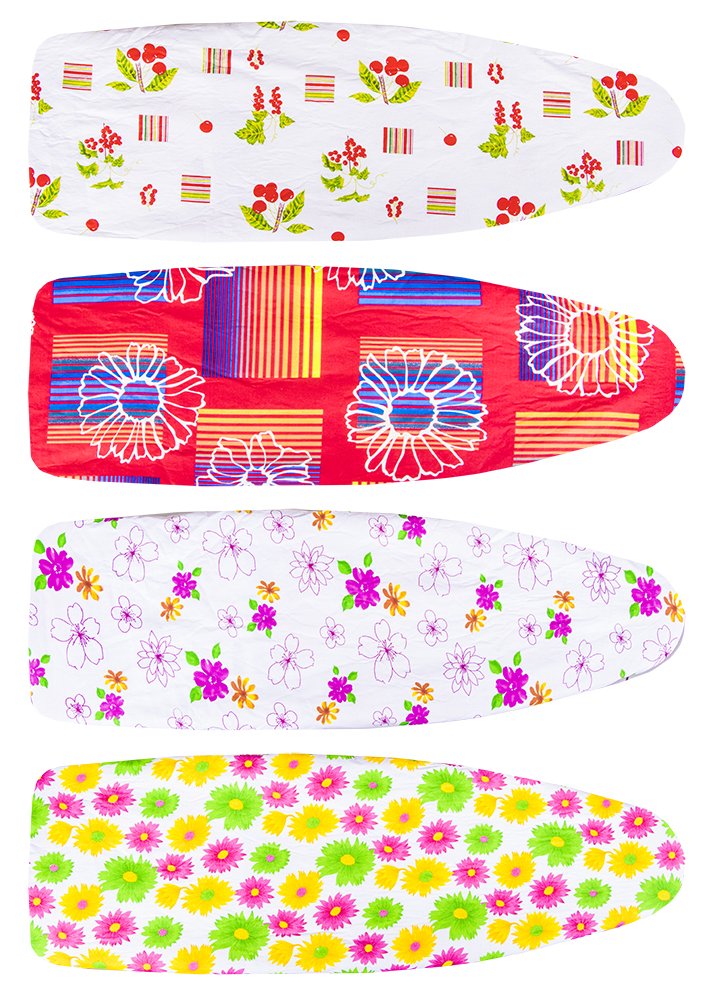 Euronovità EN-01156 Professional Ironing Board Cover, Universal Ironing Board Cover, Polycotton, Multicoloured, 158 x 60 x 2 cm