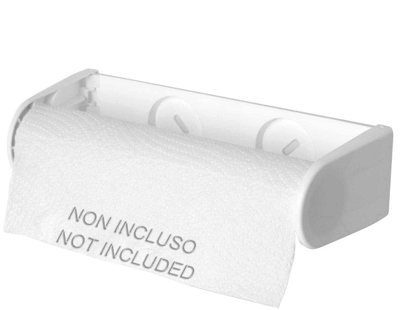 IPPA kitchen paper roll holder, white, plastic