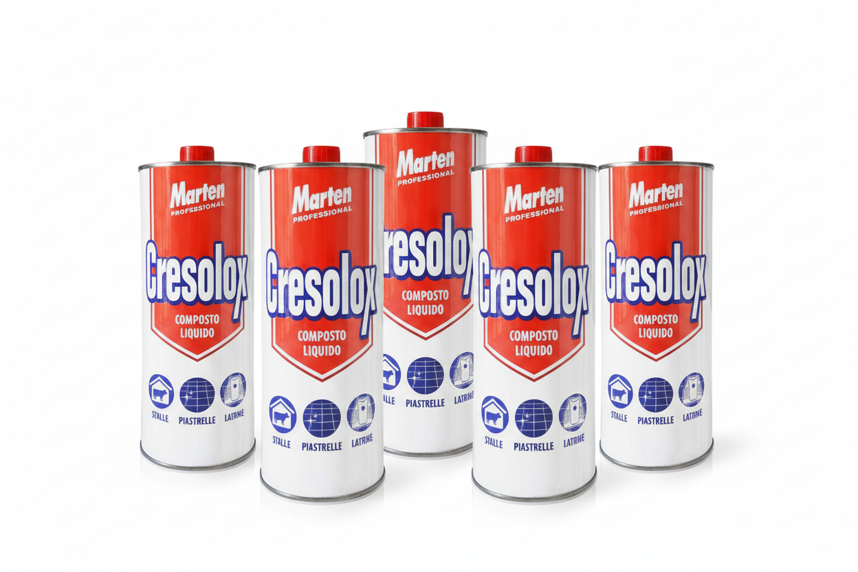 Cresolox Creolina Marten - Disinfettante Professionale 1 Litro | Detergente Liquido