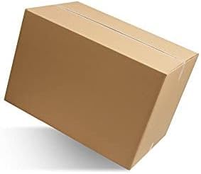 Double-Wave Cardboard Box 40x30x20 cm, Pack of 1, Moving and Packaging Boxes, Resistant and Durable, Ideal Moving Boxes as Shipping Boxes