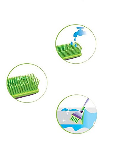 FOFO Silicone Broom 32x6x5.5cm with 120cm Handle