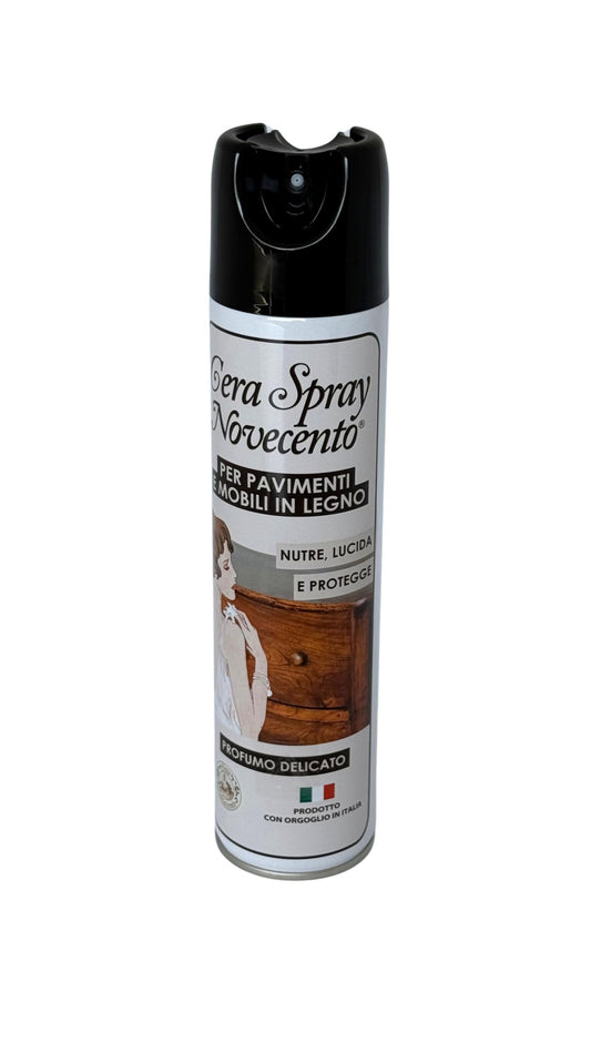 Cera Spray Novecento X917 400ml Neutro - Lucidante Professionale per Mobili e Legno