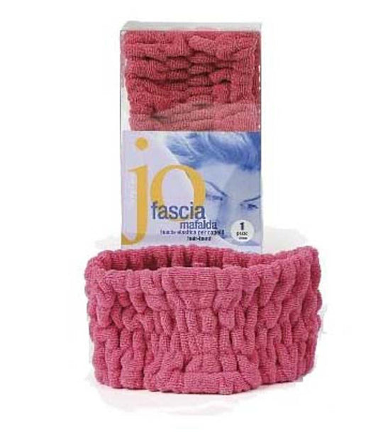 Microfiber "Mafalda" headband, 20 x 10 cm, assorted colors.