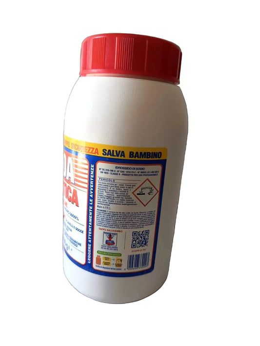 Soda Caustica Scaglie 1kg Pura 100% Sturatore Professionale
