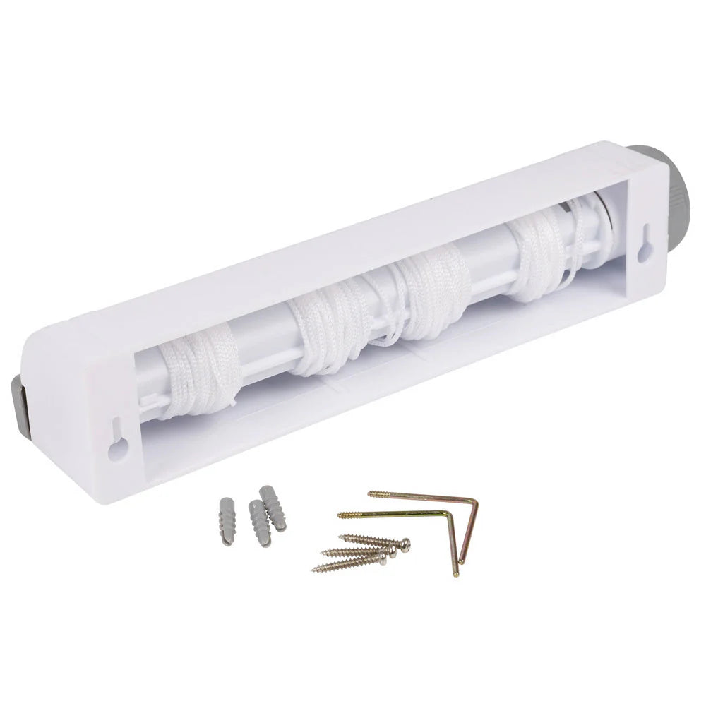 Stendibiancheria da Parete Estensibile 14 Metri - Stendino Retrattile Salvaspazio Automatico