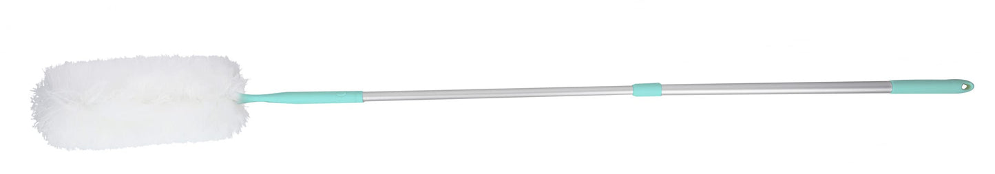 Spolverino estensibile 117-159 cm microfibra grigio/bianco