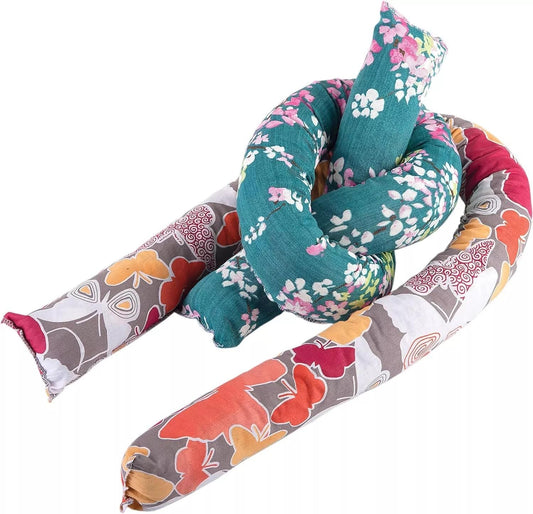 FERCASASHOP Padded fabric draft excluder for doors and windows with various patterns, Made in Italy, 120 cm "Lo Spifferone"