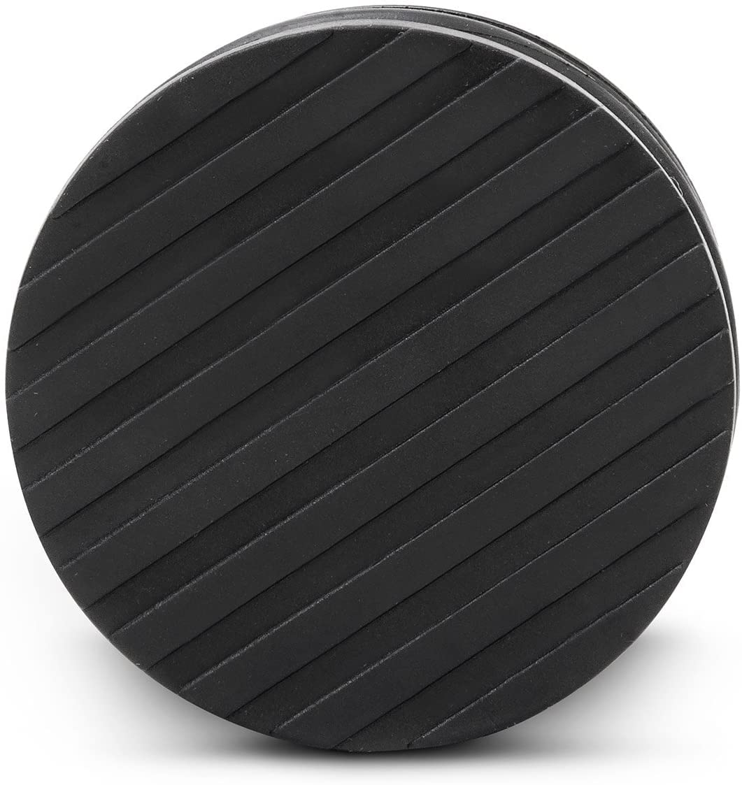 Door Stop, Floor Door Stop, Stainless Steel, Scratch-Resistant Rubber, Windows, Round, Metal, Silver 75x90x90 mm kg.1.10