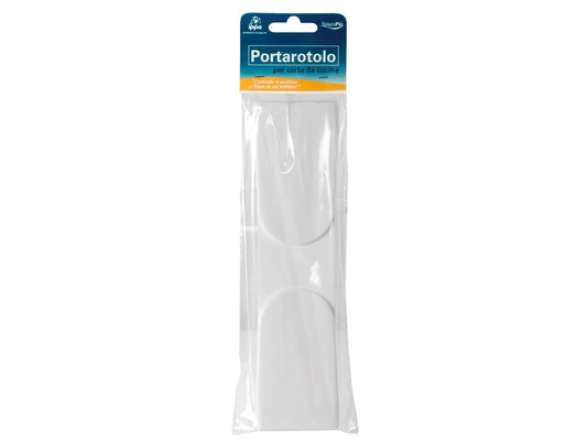Portarotolo per carta da cucina, bianco, plastica