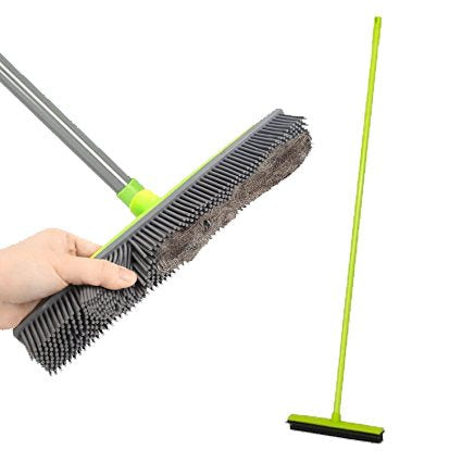 FOFO Silicone Broom 32x6x5.5cm with 120cm Handle