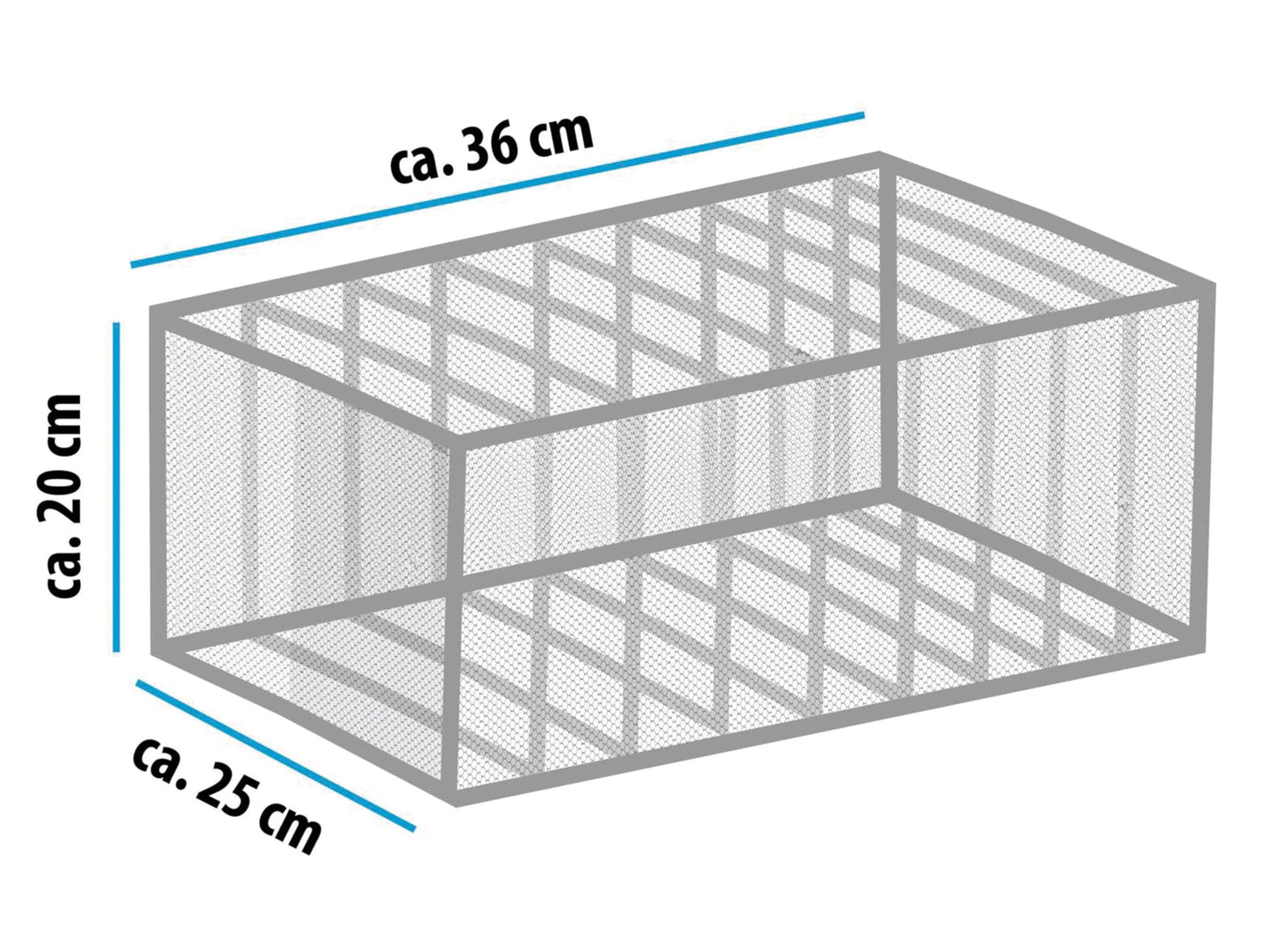 Closet Organizer 9 Compartments 36x25x20cm - ed24671
