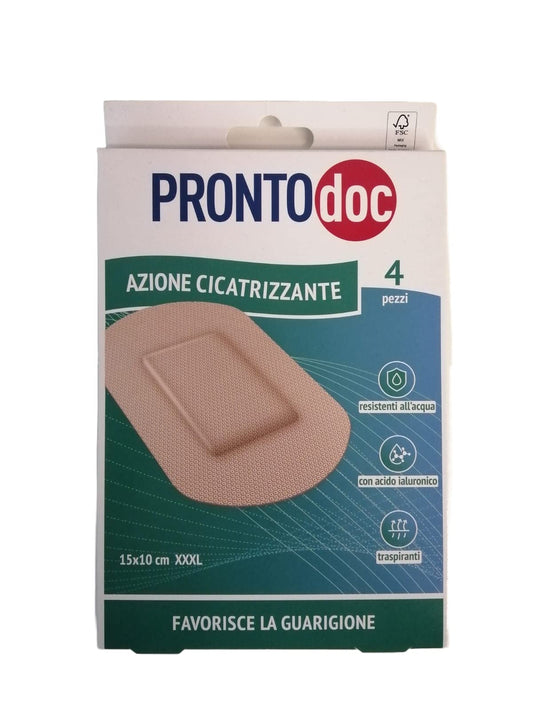 Prontodoc Healing Action Patches 15x10 cm, 1 pack of 4 patches