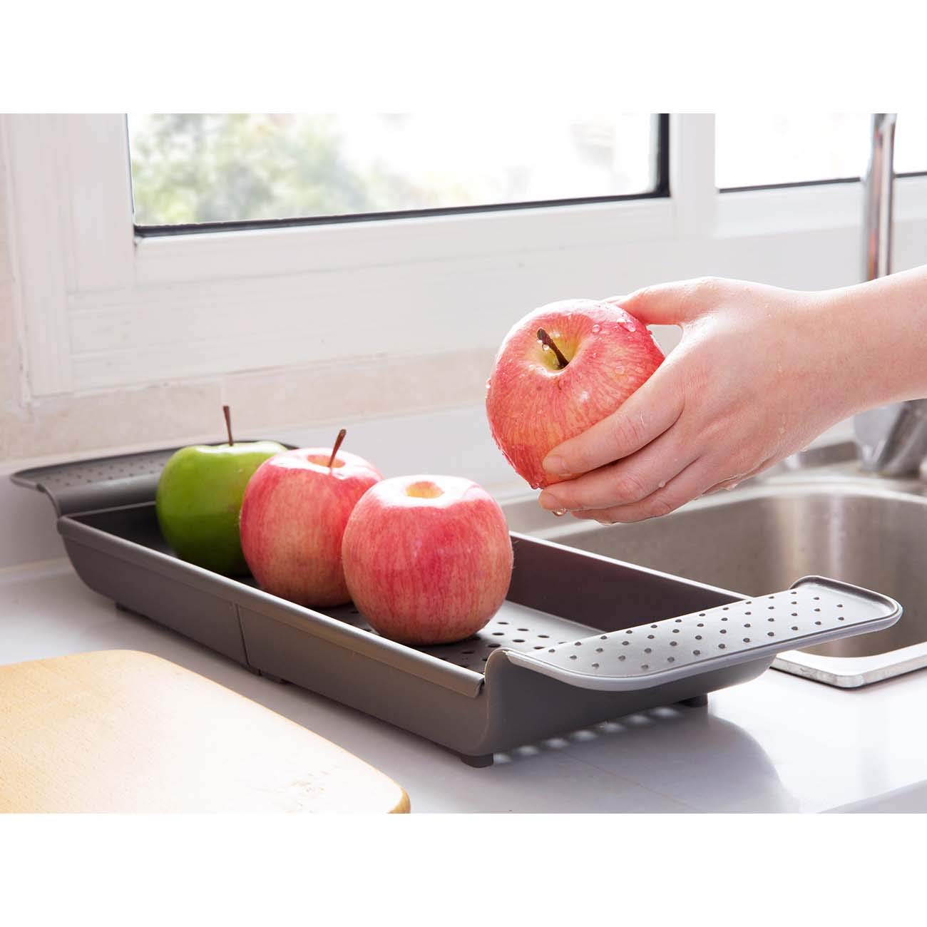 Kitchenmore Bathtub Trays, Bathtub Drainer Tray, Bathtub Storage Tray with Extendable Stand