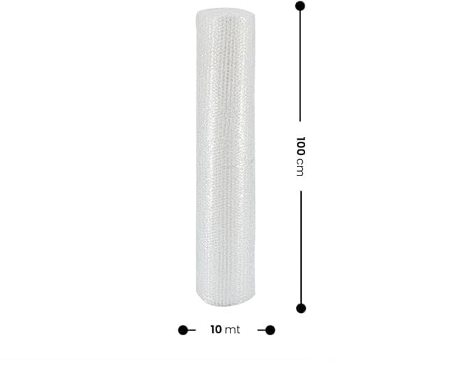Fercasashop® Bubble Wrap Packaging, 1pc 1x10m 55gr/m2, Ideal for Shipping, Moving and Transport - Bubble Wrap Packaging Valid as Packaging for Shipping and Object Protection