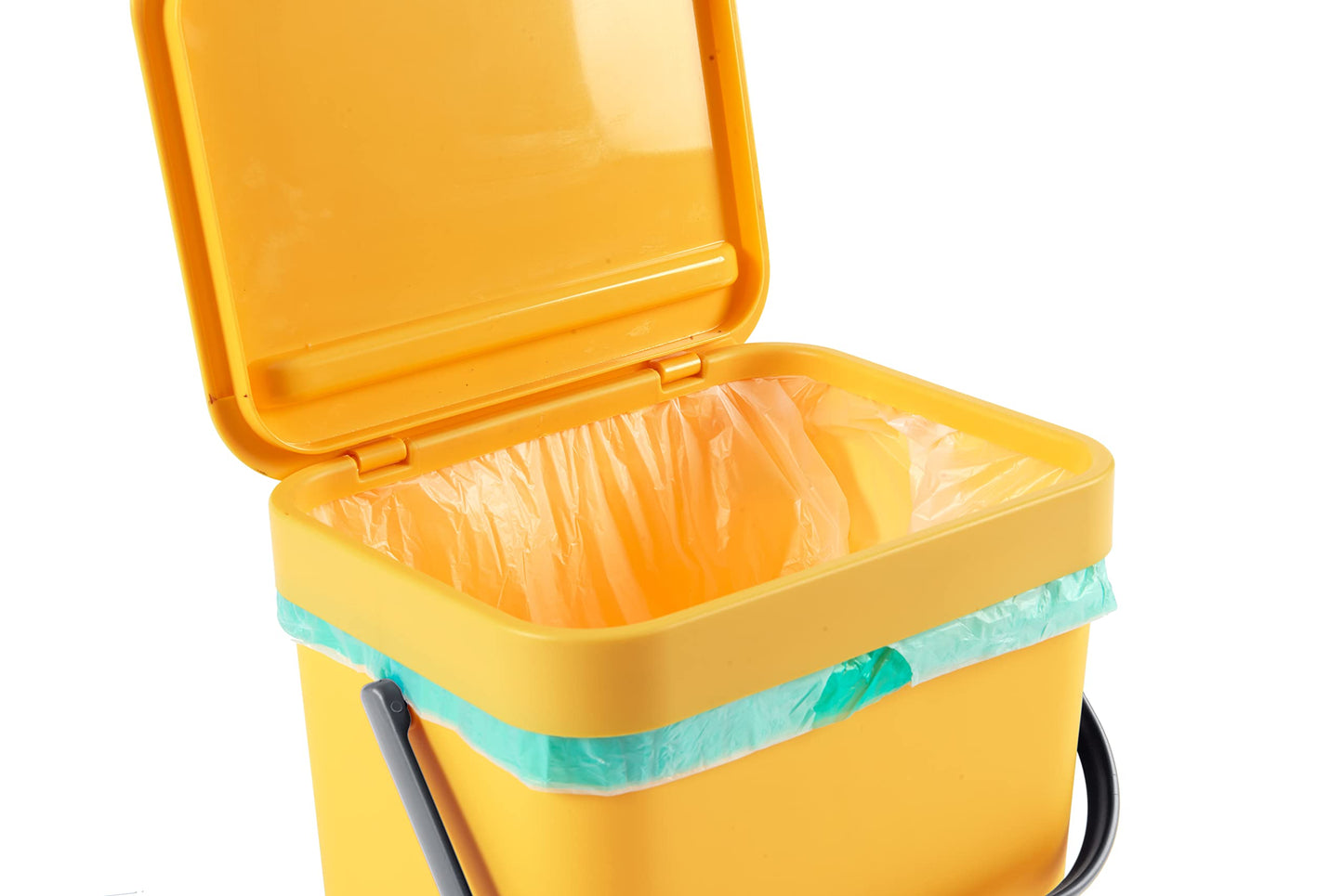 Perfect HANGING WASTE BIN FOR WET/ORGANIC WASTE - GINO collection - 7 lt. - Yellow
