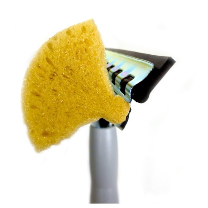 FERCASASHOP Window cleaner with sponge for washing and rubber for drying 25 cm, ideal for effective and rapid cleaning of glass surfaces