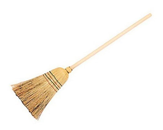 FERCASASHOP - Traditional Children's Sorghum Brush, 70 cm, for Cleaning the Home and Garden