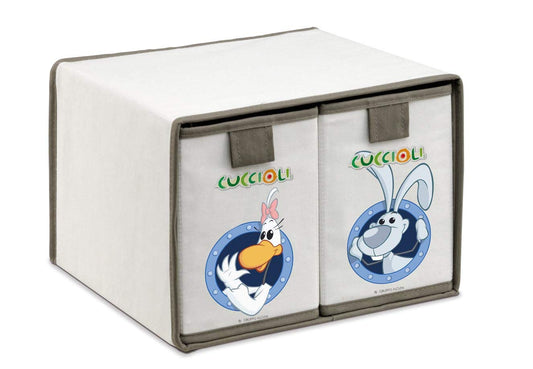 Puppies 0567A Cotton Storage Box for Puppies, 28x30 cm, H 20
