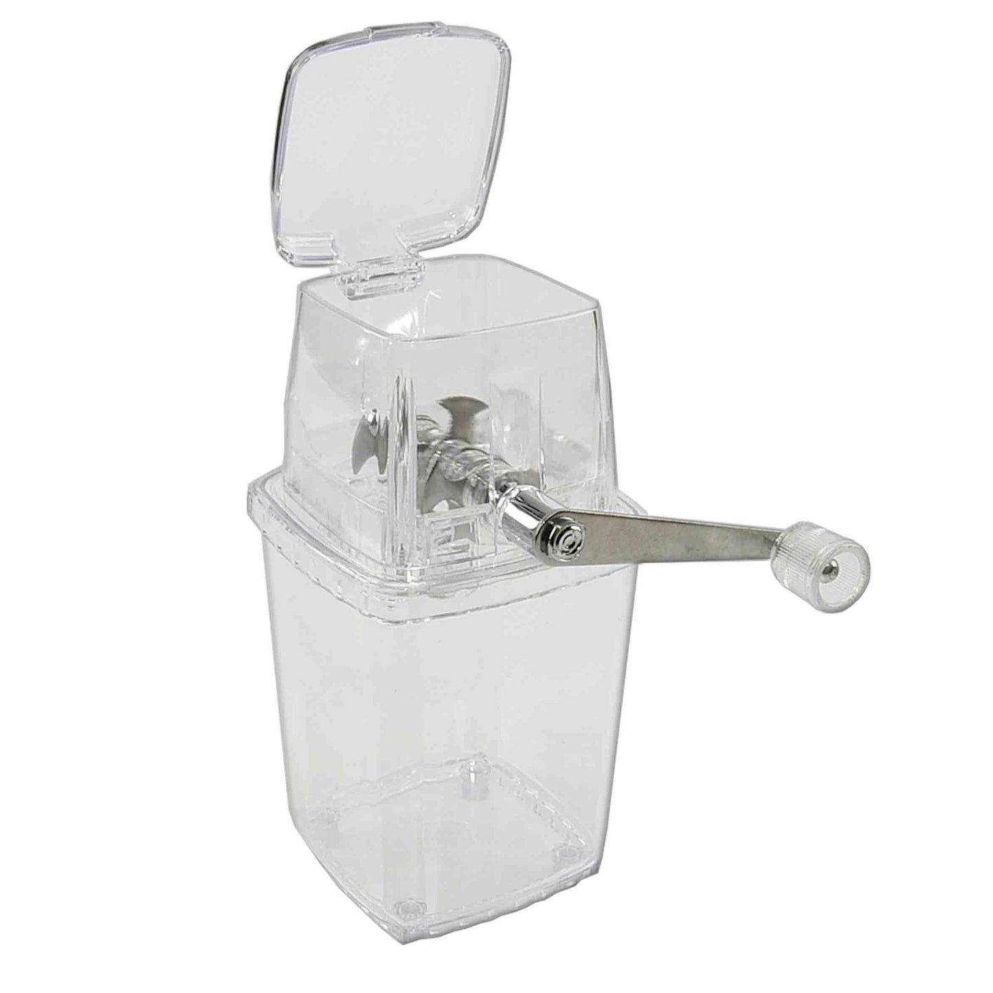 Gerimport sl Transparent Manual Ice Crusher 24 cm
