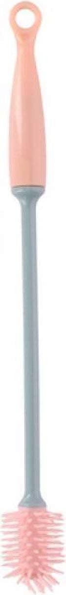 Spazzole per Pulire in Silicone, Scovolino per Spazzola per Bottiglie, Bottiglie per Lavaggi Sportivi, Biberon, Tazze da caffè, Bottiglie da Viaggio, Detergente per Cucina, con Impugnatura Lunga