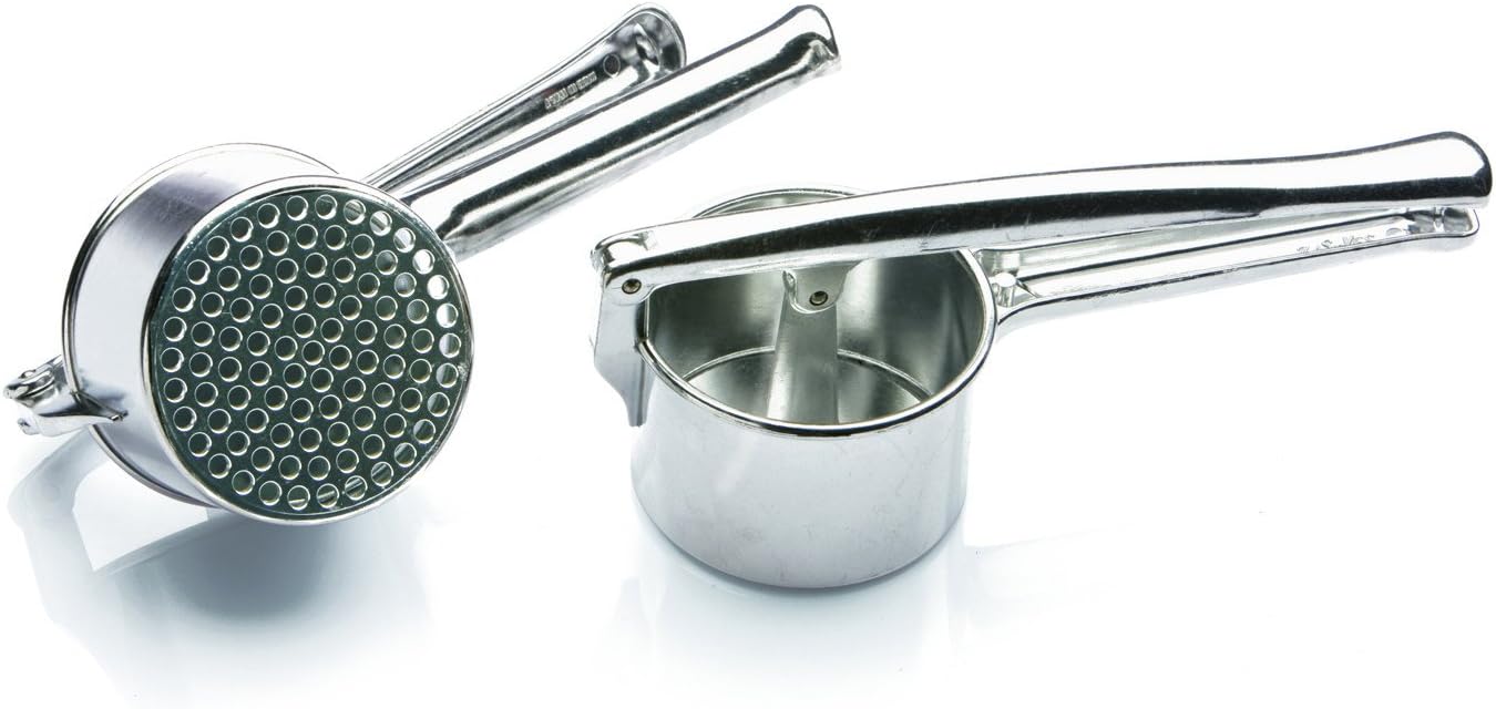 Stainless steel Passatelli press with 5 mm holes