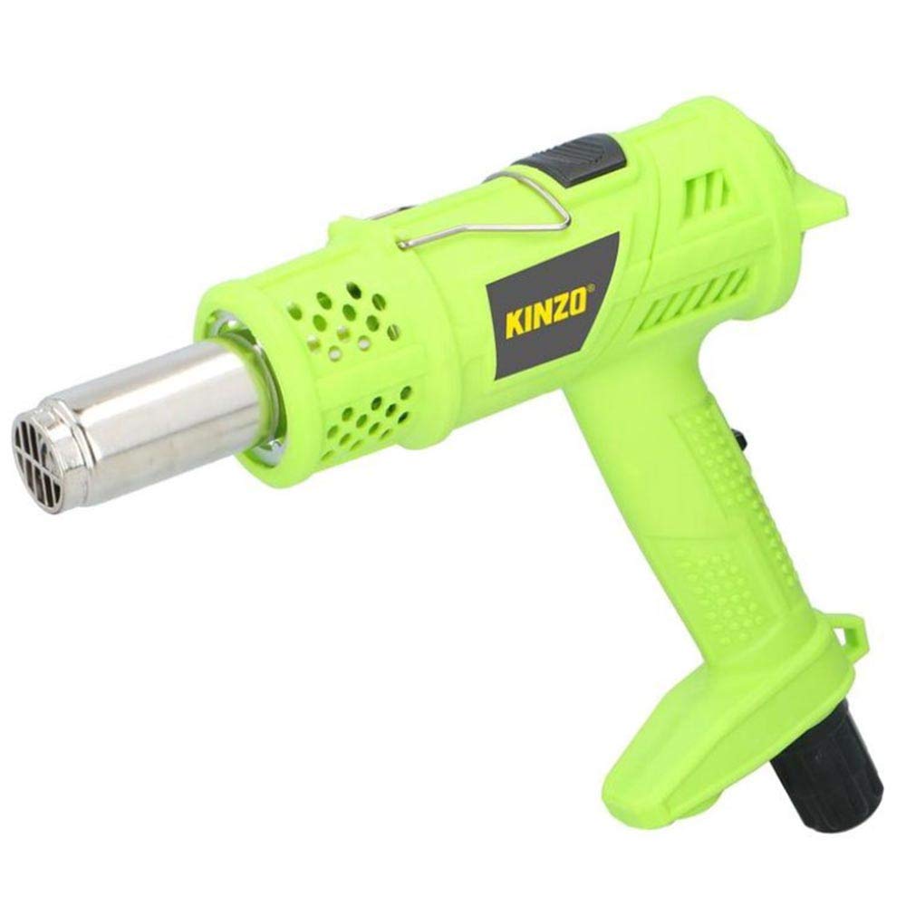 2000W Electric Grass Burner Thermal Weed Killer Telescopic Handle + 80/360 Degree Selectable Temperature Gun with 4 Interchangeable Nozzles Garden Maintenance