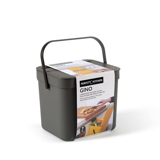 Perfect HANGING WASTE BIN FOR WET ORGANIC WASTE - GINO collection - 7 litres - 2 colours