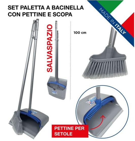 Alzaimmondizia Luna Con Scopetta Cm.90