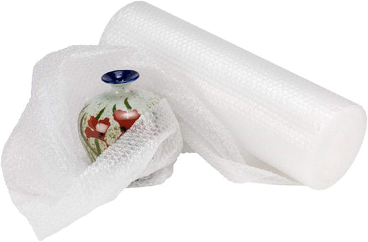 Rouleau de film à bulles 10 m x 10 m, 55 g/m² - Idéal pour l'emballage, l'expédition et le déménagement.
