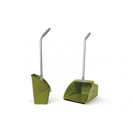 FercasaShop® Garden Cleaning Set, Broom with Metal Handle and Swinging Dustpan, for Outdoors, Yards and Terraces