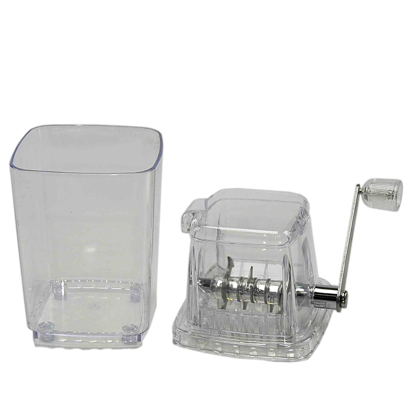 Gerimport sl Transparent Manual Ice Crusher 24 cm