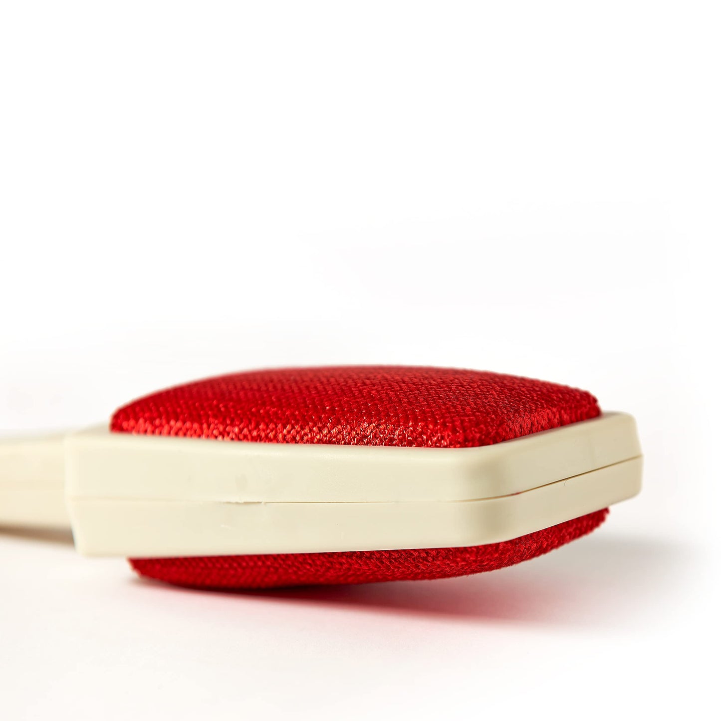 Double-Sided Velvet Brush, Plastic, Ice, 23.0x6.5x4.0 cm