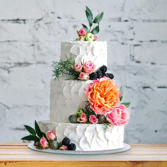 Piatto Girevole per Torte 360° - Ø 30cm Vetro Trasparente - Alzata Rotante Professionale per Decorazione e Servizio