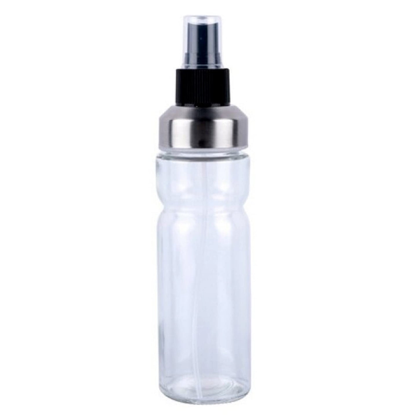 Olive Oil Spray Bottle, Olive Oil Dispenser, 150ml Glass Spray Bottle for Kitchen Air Fryer, Portable Stainless Steel Kitchen Vinegar Sprayer for Salad,