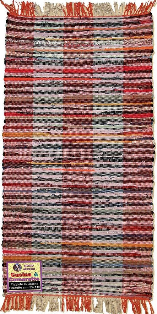 Briancasa Pezzotto Natural Cotton Children's Room Rug 45x85 cm Kitchen Rugs