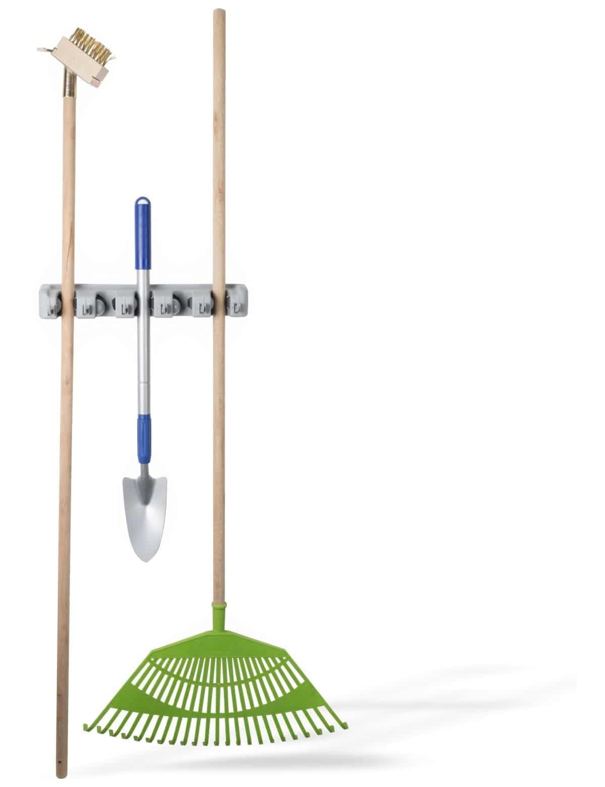 Wall mount for garden tools