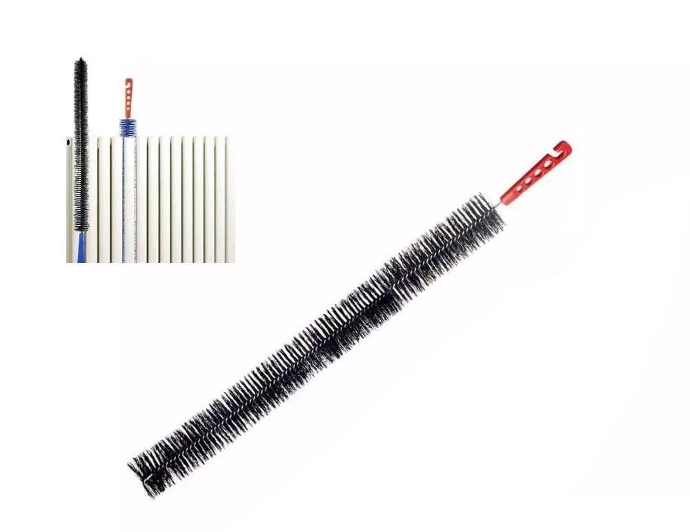 FERCASASHOP Radiator Cleaning Brush, Synthetic Bristles, Practical Tool for Cleaning Radiator Dust - Flexible Wire, Bendable Stem