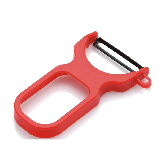 ZASEVES potato peeler, plastic peeler with non-slip handle and steel blades, professional vegetable peeler, vegetable peeler, potato peeler, made in Italy, multi-colour