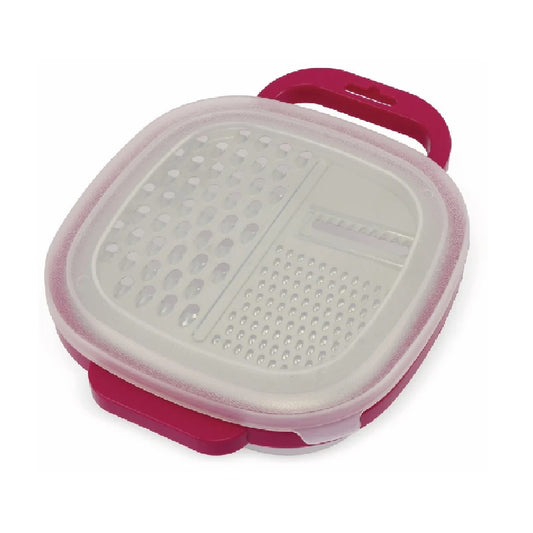 Edco Grater + Container 3 Pcs 25X20X6 Cm - 200 ml