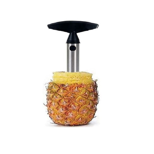 Euronovità EN-25647 Pineapple Peeler and Slicer, Steel, 9x9x24 cm
