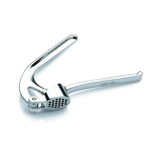 Zaseves Expert Garlic Press, Kitchen Press, Professional Aluminum Mincer, Manual Garlic Press, Easy to Clean, Made in Italy, Small