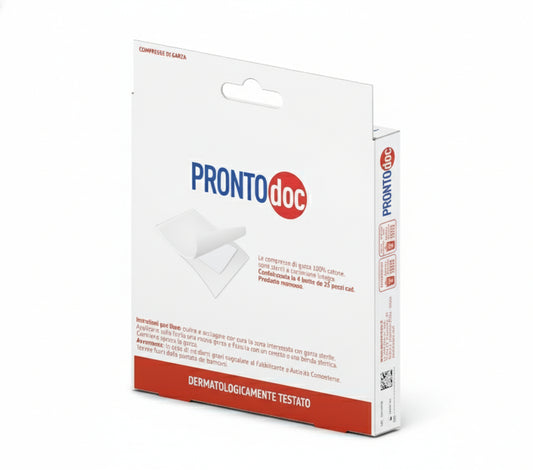 Garze Sterili 10x10cm - Pronto Doc - 3 Confezioni Da ( 100 Pezzi)