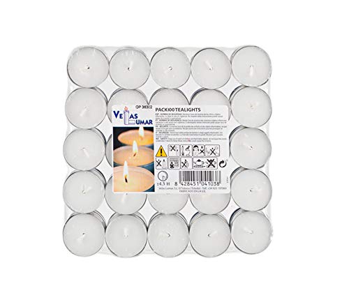 Bougies chauffe-plat, photophores, réchauds, 100 pièces