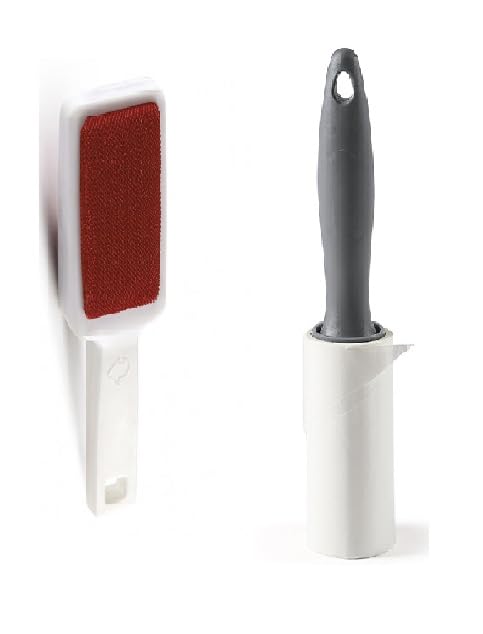 FercasaShop® Cleaning Brush Set, Velvet Brush and Adhesive Brush 60 Sheets, for Clothes, Sofas and Carpets
